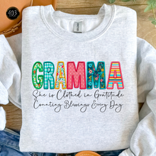 Load image into Gallery viewer, Clothed In Gratitude DTF Transfer