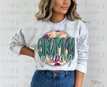 Load image into Gallery viewer, Floral Name/Title Personalized DTF Transfer