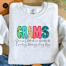 Load image into Gallery viewer, Clothed In Gratitude DTF Transfer