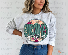 Load image into Gallery viewer, Floral Name/Title Personalized DTF Transfer