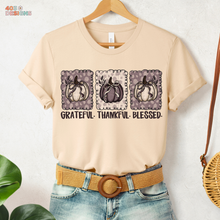 Load image into Gallery viewer, Grateful Thankful Blessed DTF Transfer