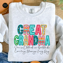 Load image into Gallery viewer, Clothed In Gratitude DTF Transfer