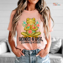 Load image into Gallery viewer, Grounded In Grace Frog DTF Transfer