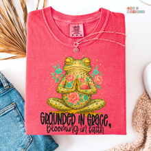 Load image into Gallery viewer, Grounded In Grace Frog DTF Transfer