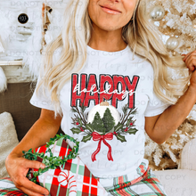Load image into Gallery viewer, Happy Holidays DTF Transfer