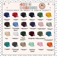 Load image into Gallery viewer, Handwritten Mama Embroidered Trucker Hat