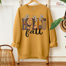 Load image into Gallery viewer, Hello Fall Doodle Florals DTF Transfer