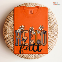 Load image into Gallery viewer, Hello Fall Doodle Florals DTF Transfer
