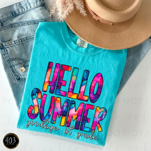 Load image into Gallery viewer, Hello Summer Goodbye DTF Transfer