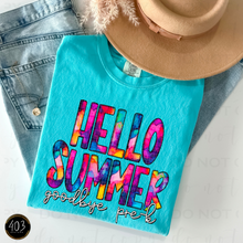 Load image into Gallery viewer, Hello Summer Goodbye DTF Transfer