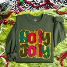 Load image into Gallery viewer, Holly Jolly DTF Transfer