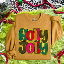 Load image into Gallery viewer, Holly Jolly DTF Transfer