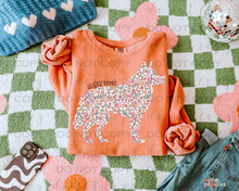 Load image into Gallery viewer, Floral Dog Mom DTF Transfer