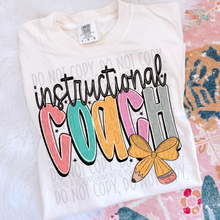 Load image into Gallery viewer, Pencil Bow Teacher DTF Transfer