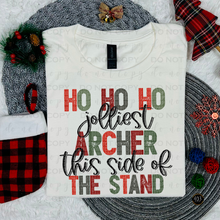Load image into Gallery viewer, Ho Ho Ho Jolliest Archer DTF Transfer
