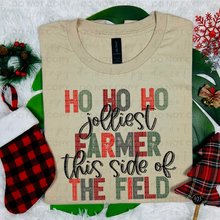 Load image into Gallery viewer, Ho Ho Ho Jolliest Farmer DTF Transfer
