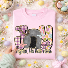 Load image into Gallery viewer, Joy He Has Risen DTF Transfer