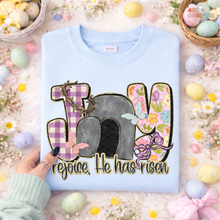 Load image into Gallery viewer, Joy He Has Risen DTF Transfer