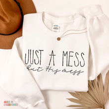 Load image into Gallery viewer, Just A Mess But His Mess DTF Transfer