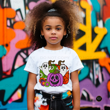 Load image into Gallery viewer, Kids Halloween Pumpkins DTF Transfer