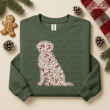 Load image into Gallery viewer, Plaid Floral Dog DTF Transfer