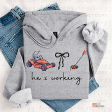 Load image into Gallery viewer, He's Working DTF Transfer