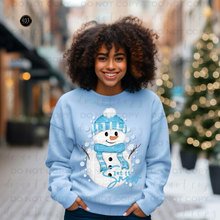Load image into Gallery viewer, Let It Snow Snowman DTF Transfer