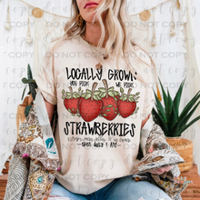 Load image into Gallery viewer, Locally Grown Strawberries DTF Transfer