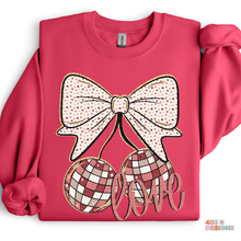 Load image into Gallery viewer, Love Bow Cherries DTF Transfer