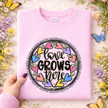 Load image into Gallery viewer, Love Grows Here Personalized DTF Transfer