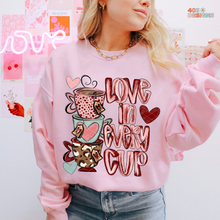 Load image into Gallery viewer, Love In Every Cup DTF Transfer