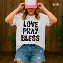 Load image into Gallery viewer, Love Pray Bless DTF Transfer
