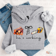 Load image into Gallery viewer, He's Working DTF Transfer