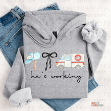 Load image into Gallery viewer, He's Working DTF Transfer