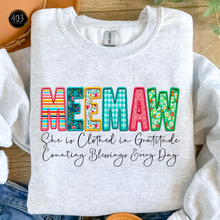 Load image into Gallery viewer, Clothed In Gratitude DTF Transfer