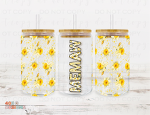 Load image into Gallery viewer, Flowers Personalized UV DTF Transfer