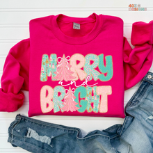 Load image into Gallery viewer, Merry And Bright DTF Transfer