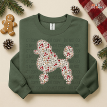 Load image into Gallery viewer, Plaid Floral Dog DTF Transfer