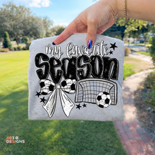 Load image into Gallery viewer, My Favorite Season Soccer DTF Transfer