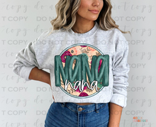 Load image into Gallery viewer, Floral Name/Title Personalized DTF Transfer