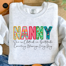 Load image into Gallery viewer, Clothed In Gratitude DTF Transfer