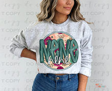 Load image into Gallery viewer, Floral Name/Title Personalized DTF Transfer