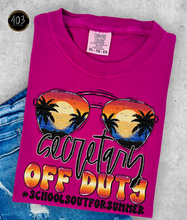 Load image into Gallery viewer, Off Duty DTF Transfer