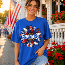 Load image into Gallery viewer, Patriotic Sunflower Title Personalized DTF Transfer