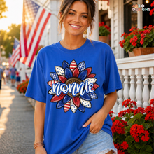 Load image into Gallery viewer, Patriotic Sunflower Title Personalized DTF Transfer