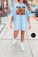 Load image into Gallery viewer, Peace Love Sports Glitter DTF Transfer