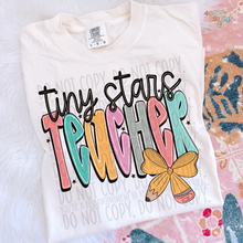 Load image into Gallery viewer, Pencil Bow Teacher DTF Transfer