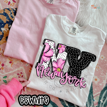 Load image into Gallery viewer, Pink Floral Dots State DTF Transfer