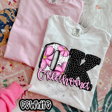 Load image into Gallery viewer, Pink Floral Dots State DTF Transfer