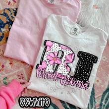 Load image into Gallery viewer, Pink Floral Dots State DTF Transfer